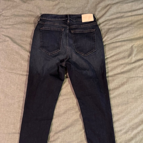 Everlane The Curvy High Rise Skinny Jean Crop size 27 Dark Wash NWOT - Picture 11 of 12
